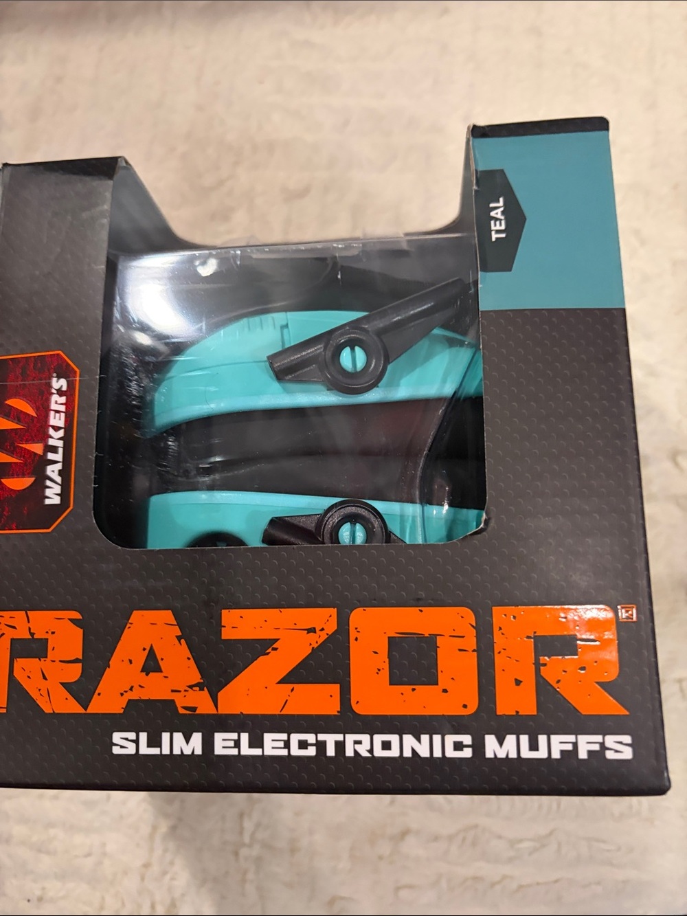 Razor Slim Electronic Muffs - Teal